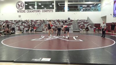 197 lbs Finals (2 Team) - Jonathan Eubanks, Sierra College (RED) vs Edrey Velasquez, Palomar College (RED)