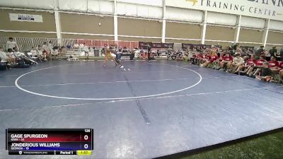 126 lbs Placement Matches (16 Team) - Gage Spurgeon, Iowa vs Jonderious Williams, Georgia