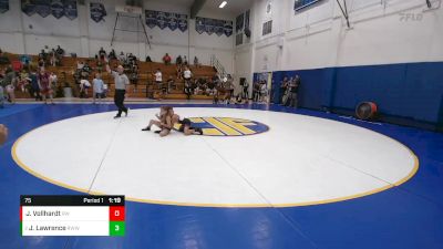 75 lbs Round 1 - Julian Lawrence, Red Wave Wrestling vs Jillian Vollhardt, Red Wave