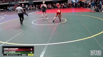 171 lbs Champ. Round 1 - Roth Powers, South Anchorage High School vs Corin Baranoski, West Valley Wolfpack