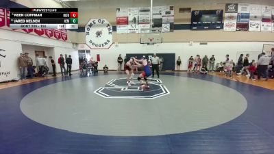 150 lbs Cons. Semi - Jared Nelsen, H.E.M. vs Keen Coffman, Niobrara County
