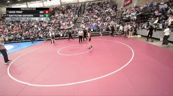3A 135 lbs Quarterfinal - Lexie Finuf, Grantsville vs Kaytylynn Goforth, South Summit