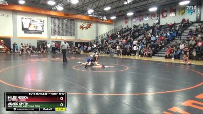 N-10 lbs Cons. Round 1 - Akaeo Smith, AWC Anamosa Wrestling Club vs Miles Noska, Hammerin Hawks