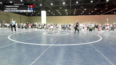 125 lbs 3rd Place Match - Kamryn Flores, TX vs Jolee Thomas, OK