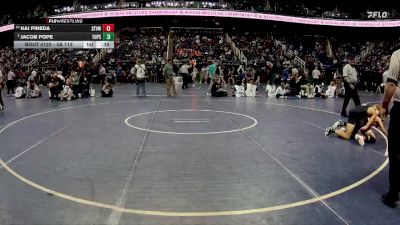 4A 113 lbs Cons. Round 1 - Kai Pineda, South View vs Jacob Pope, Topsail