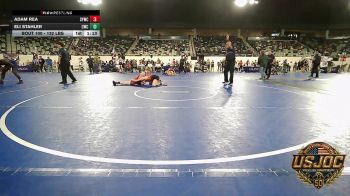 132 lbs Semifinal - Adam Rea, Sedalia Youth Wrestling Club vs Eli Stahler, Cowboy Wrestling Club