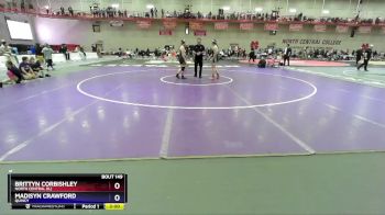 180 lbs Champ. Round 1 - Brittyn Corbishley, North Central (IL) vs Madisyn Crawford, Quincy