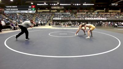 190 lbs Cons. Round 2 - Kayne Smith, Bonner Springs HS vs Nate Munson, Arkansas City HS