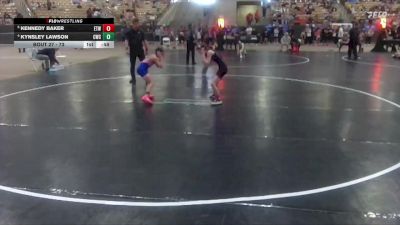 73 lbs Quarterfinal - Kennedy Baker, Eagle Talon Wrestling vs Kynsley Lawson, Cleveland Wrestling Club