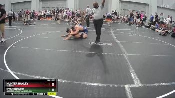 152 lbs Round 2 - Ryan Kisner, Greater Heights Wrestling vs Hunter Baxley, KC Elite