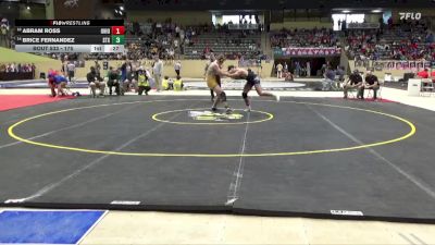 175 lbs Cons. Round 2 - Abram Ross, Ohio County vs Brice Fernandez, St. Xavier