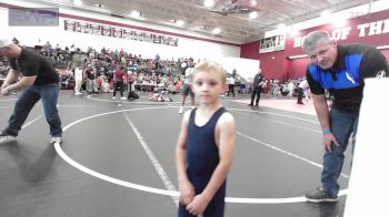 40 lbs Quarterfinal - Kolter Short, Blackwell Wrestling Club vs Haxen Gibson, Wolfpak Wrestling