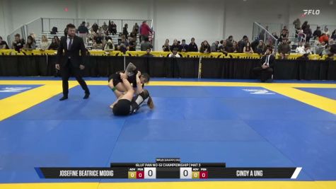 Cindy A Ung vs Josefine Beatrice Modig 2026 Pan IBJJF Jiu-Jitsu No-Gi Championship