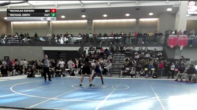 285 lbs 3rd Place - Nicholas Esparo, Amity vs Michael Smith, Platt