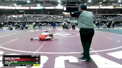 144 lbs Cons. Semi - Stellar Tew, West Side vs Wade Williams, American Falls