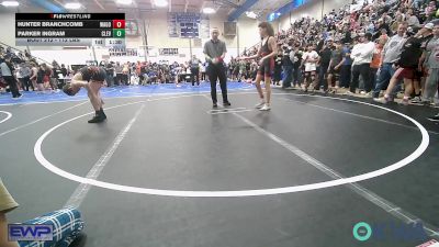 112 lbs Quarterfinal - Hunter Branchcomb, Wagoner Takedown Club vs Parker Ingram, Cleveland Take Down Club