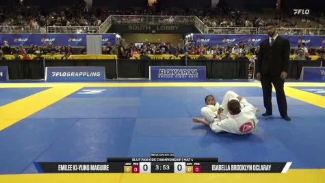 Emilee Ki-Yung Maguire vs Isabella Brooklyn Oclaray 2026 Pan Kids Jiu-Jitsu IBJJF Championship