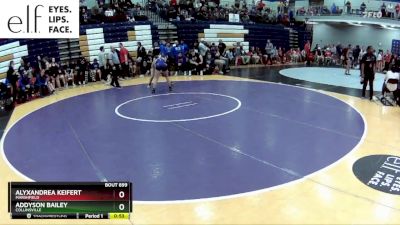 130 lbs. Cons. Round 4 - Alyxandrea Keifert, Marshfield vs Addyson Bailey, Collinsville