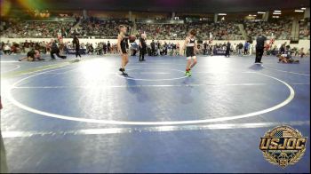 80 lbs Round Of 32 - Crew Vandersee, Weatherford Youth Wrestling vs Rhett Crowther, WTC