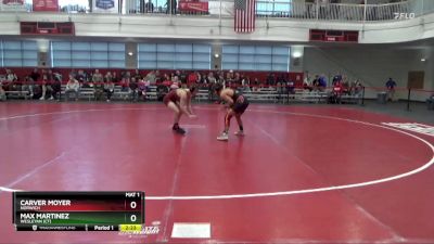 133 lbs Cons. Round 2 - Max Martinez, Wesleyan (CT) vs Carver Moyer, Norwich