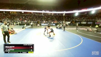 I-172 lbs Champ. Round 1 - Nick Matos, St Anthony`s vs JT Hohman, Fairport