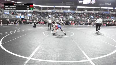 125 lbs Consi Of 8 #1 - Austyn Davis, Slyfox Wrestling Academy vs Brady Walsh, Stringhold