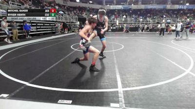 138 lbs Quarterfinal - Mitchel Baker, Jackson HS vs Ryker Henth, Station Camp