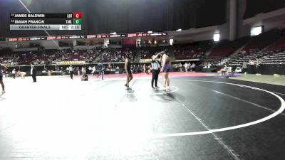 235 lbs Quarterfinal - James Baldwin, Louisiana State vs Isaiah Francis, Tarleton State