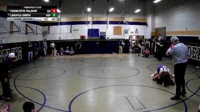 190 lbs Cons. Round 2 - Lakayla Smith, Valley Hs vs Charlotte Paladin, Shaler Area Hs