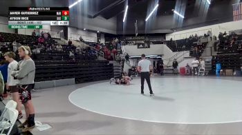 157 lbs Champ. Round 2 - Javier Gutierrez, Maryville University vs Ayson Rice, Southeast Community College