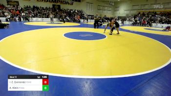 123 lbs Round Of 64 - Zaidyn Quinonez, Pomona (CO) vs Aaron Klein, Poway