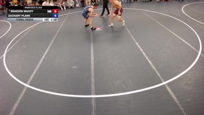 215 lbs Cons. Semis - Braeden Maxey, Pinnacle vs Zachary Plank