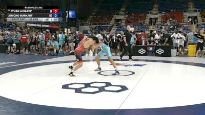 126 lbs Champ. Rd Of 128 - Ethan Alvarez, Indiana vs Jericho Burkart, Oklahoma