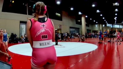 140 lbs Quarterfinals (8 Team) - Malia Rezac, Elevation WC vs Ava Byrd?, Alabama Elite Black