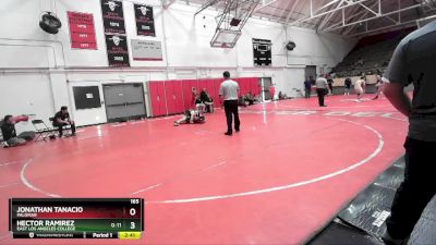 165 lbs Cons. Round 2 - Jonathan Tanacio, Palomar vs Hector Ramirez, East Los Angeles College