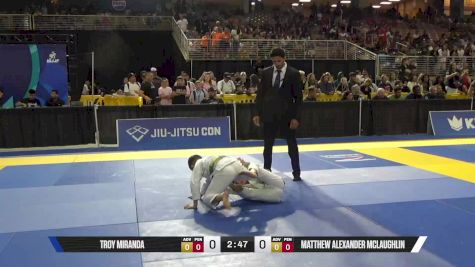 Matthew Alexander McLaughlin vs Troy Miranda 2025 Pan Kids Jiu-Jitsu IBJJF Championship