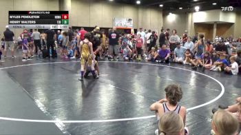 60 lbs Round 4 (6 Team) - Myles Pendleton, North DeSoto Red WA vs Henry Walters, Tasmanian Devils