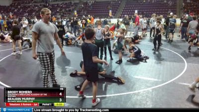 80 lbs Champ. Round 2 - Brody Romero, Goldman`s Wrestling Academy Of The Rockies vs Beaudin Murphy, Billings Wrestling Club