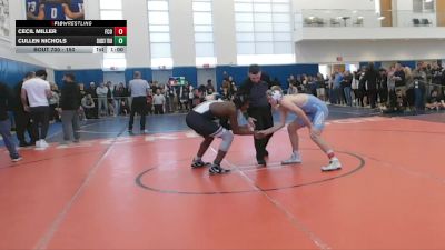 150 lbs Prelim - Cullen Nichols, Sussex Tech vs Cecil Miller, First Colonial