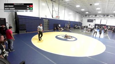 49 lbs Cons. Semi - Jacky Saenz, Threshold Wrestling Club vs Levi Prado, Threshold Wrestling Club