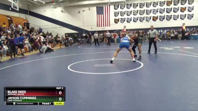 215 lbs Cons. Round 2 - Jayson Cummings, Lake Catholic vs Blake Reed, Anthony Wayne