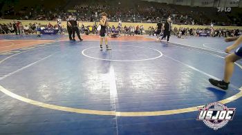 76 lbs Consolation - Ryker La Fuente, Deer Creek Youth Wrestling vs Brooks Grose, Ponca City Wildcat Wrestling