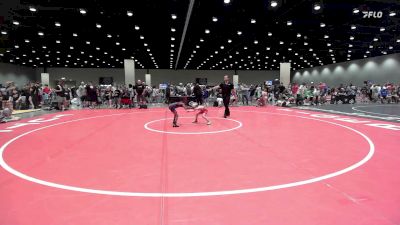 49 lbs Cons. Semis - Greyson Waag, Keystone Kids Wrestling Club vs JaMarcus Pope, Tech Fall Elite