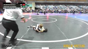 58 lbs Round Of 16 - Arlington McColly, Salem Elite Mat Club vs Cristiano Gutierrez, Region Wrestling Academy