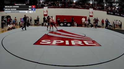 77 kg Quarters - Nicolas Lozano, WAR Training Center vs Micah Roper, Viking Wrestling Club (IA)