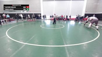 285 lbs Consi Of 4 - Hayden Melvin, Washington Academy vs Sean Leach, Noble