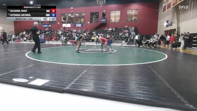 124 lbs Quarterfinal - Ayonna McNeil, Mount Olive vs Juliana Diaz, Delaware State