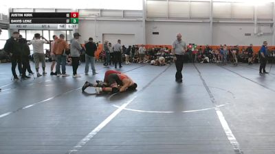 120 lbs Round 1 (4 Team) - Davis Lenz, Stealth Training vs Justin Kirk, Killter Elite