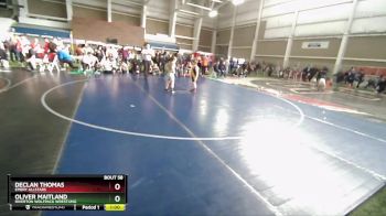 85 lbs Quarterfinal - Declan Thomas, Emery Allstars vs Oliver Maitland, Riverton Wolfpack Wrestling