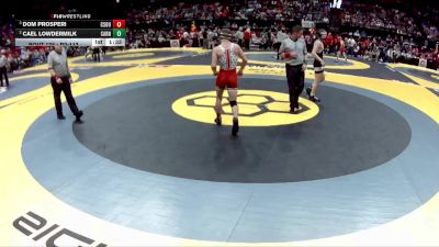 D2-113 lbs Semifinal - Dom Prosperi, Canton South vs Cael Lowdermilk, Carrollton